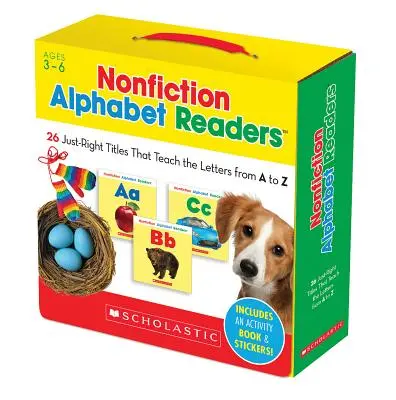 Lectores del alfabeto de no ficción: 26 títulos que enseñan las letras de la A a la Z - Nonfiction Alphabet Readers: 26 Just-Right Titles That Teach the Letters from A to Z