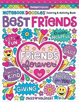 Cuaderno Doodles Best Friends: Coloring & Activity Book - Notebook Doodles Best Friends: Coloring & Activity Book