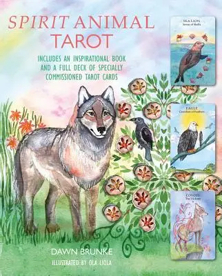 Tarot de los Animales Espirituales: Incluye un libro de inspiración y una baraja completa de cartas de tarot especialmente encargadas - Spirit Animal Tarot: Includes an Inspirational Book and a Full Deck of Specially Commissioned Tarot Cards