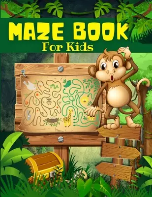 Libro De Laberintos Para Niños Y Niñas De 4 A 8 Años: Gran Libro De Laberintos Para Niños: Libro de actividades de laberintos para niños con divertidas páginas de juegos de laberintos. Laberinto - Maze Book For Kids, Boys And Girls Ages 4-8: Big Book Of Cool Mazes For Kids: Maze Activity Book For Children With Fun Maze Puzzles Games Pages. Maze