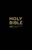 NVI Santa Biblia - Anglicismo Negro Regalo y Premio - NIV Holy Bible - Anglicised Black Gift and Award