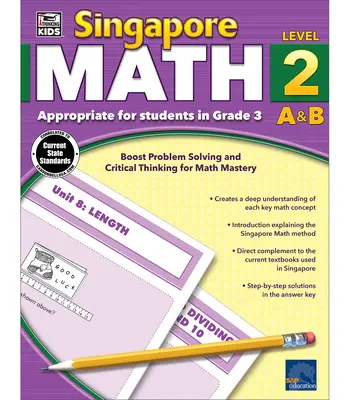 Matemáticas Singapur, 3º curso - Singapore Math, Grade 3