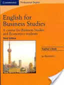 English for Business Studies Teacher's Book: A Course for Business Studies and Economics Students