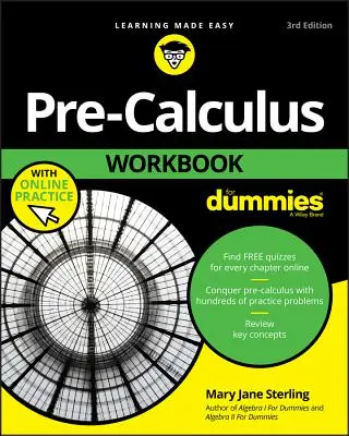 Cuaderno de Precálculo para Dummies - Pre-Calculus Workbook for Dummies