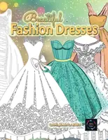 Hermosos vestidos de moda libro para colorear para adultos, hermosos vestidos libro para colorear: Libros para colorear con motivos geométricos para adultos - Beautiful fashion dresses coloring book for adults, beautiful dresses coloring book: Geometric pattern coloring books for adults