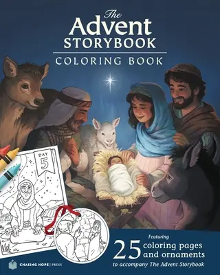 El libro de cuentos de Adviento para colorear - The Advent Storybook Coloring Book