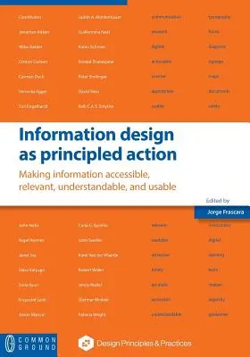 El diseño de la información como acción basada en principios: Hacer que la información sea accesible, pertinente, comprensible y utilizable - Information design as principled action: Making information accessible, relevant, understandable, and usable