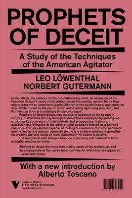 Profetas del engaño: estudio de las técnicas del agitador estadounidense - Prophets of Deceit: A Study of the Techniques of the American Agitator