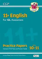 11+ GL English Practice Papers: Edades 10-11 - Pack 2 (con Guía para Padres y Edición Online) - 11+ GL English Practice Papers: Ages 10-11 - Pack 2 (with Parents' Guide & Online Edition)