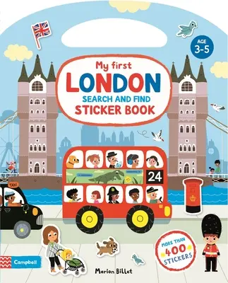 Mi primer libro de pegatinas para buscar y encontrar Londres - My First London Search and Find Sticker Book