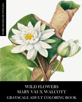 Flores silvestres: Mary Vaux Walcott Libro para colorear en escala de grises para adultos - Wild Flowers: Mary Vaux Walcott Grayscale Adult Coloring Book