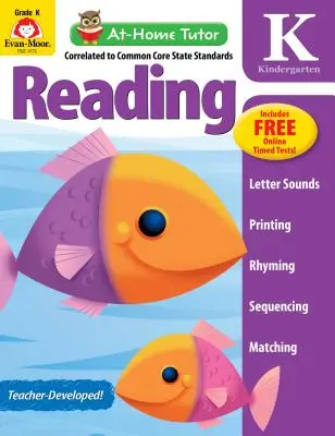 En casa Tutor de lectura, Grado K - At Home Tutor Reading, Grade K