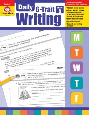 Escritura diaria de 6 rasgos 5º curso - Daily 6-Trait Writing Grade 5