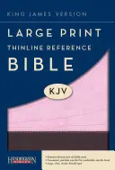 Biblia de referencia con márgenes finos y letra grande-KJV - Large Print Thinline Reference Bible-KJV