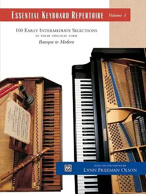 Essential Keyboard Repertoire, Vol 1: 100 Early Intermediate Selections in Their Original Form - Baroque to Modern, Libro encuadernado con peine - Essential Keyboard Repertoire, Vol 1: 100 Early Intermediate Selections in Their Original Form - Baroque to Modern, Comb Bound Book