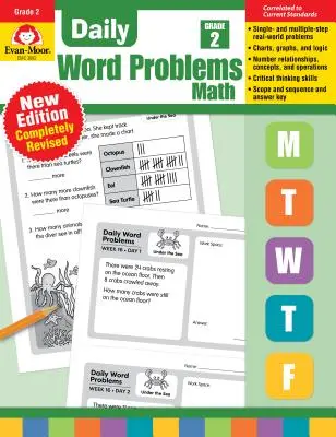 Problemas diarios de palabras, 2º curso - Daily Word Problems, Grade 2