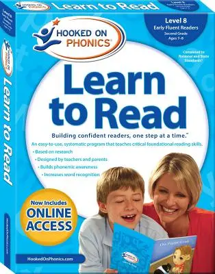 Hooked on Phonics Aprenda a Leer - Nivel 8: Lectores Tempranos Fluidos (Segundo Grado - Edades 7-8) - Hooked on Phonics Learn to Read - Level 8: Early Fluent Readers (Second Grade - Ages 7-8)