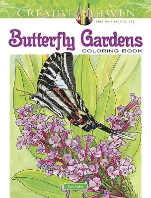 Libro para colorear de Creative Haven Jardines de mariposas - Creative Haven Butterfly Gardens Coloring Book