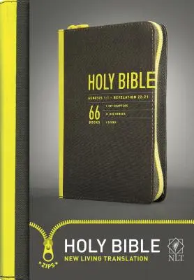 Biblia compacta-NLT-Cierre de cremallera - Compact Bible-NLT-Zipper Closure