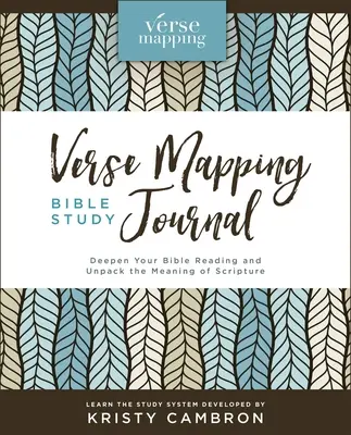 Diario de estudio de la Biblia: Profundice en su lectura bíblica y desentrañe el significado de las Escrituras - Verse Mapping Bible Study Journal: Deepen Your Bible Reading and Unpack the Meaning of Scripture