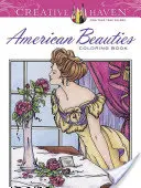 Libro para colorear Creative Haven American Beauties - Creative Haven American Beauties Coloring Book