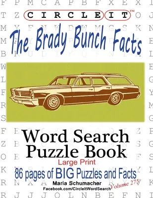 Enciérralo, La tribu de los Brady, Sopa de letras, Libro de rompecabezas - Circle It, The Brady Bunch Facts, Word Search, Puzzle Book