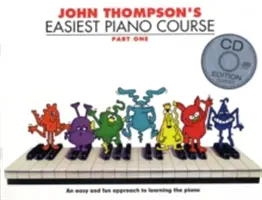 El curso de piano más fácil de John Thompson - Primera parte (libro y audio) - John Thompson's Easiest Piano Course - Part One (Book And Audio)