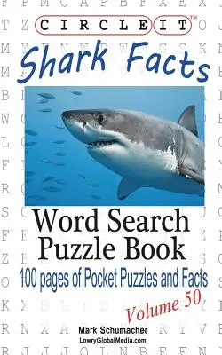 Enciérralo, Datos sobre tiburones, Sopa de letras, Libro de rompecabezas - Circle It, Shark Facts, Word Search, Puzzle Book