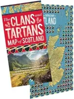 Mapa de clanes y tartanes de Escocia - Clans and Tartans Map of Scotland