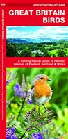 Aves de Gran Bretaña, 2ª Edición - Guía de bolsillo plegable de especies conocidas de Inglaterra, Escocia y Gales - Great Britain Birds, 2nd Edition - A Folding Pocket Guide to Familiar Species of England, Scotland & Wales