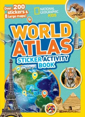 Atlas mundial Libro de actividades con pegatinas - World Atlas Sticker Activity Book