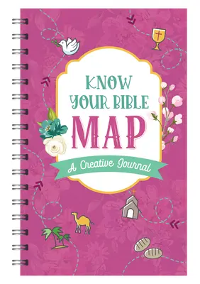 Conoce tu mapa bíblico [portada para mujeres]: Un diario creativo - Know Your Bible Map [women's Cover]: A Creative Journal