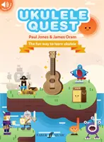 Ukulele Quest: La forma divertida de aprender a tocar el ukelele, libro y audio en línea - Ukulele Quest: The Fun Way to Learn Ukulele, Book & Online Audio