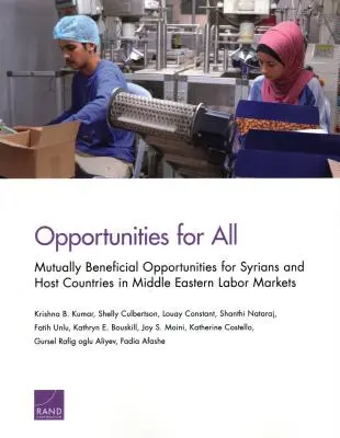 Oportunidades para todos: Oportunidades mutuamente beneficiosas para los sirios y los países de acogida en los mercados laborales de Oriente Medio - Opportunities for All: Mutually Beneficial Opportunities for Syrians and Host Countries in Middle Eastern Labor Markets