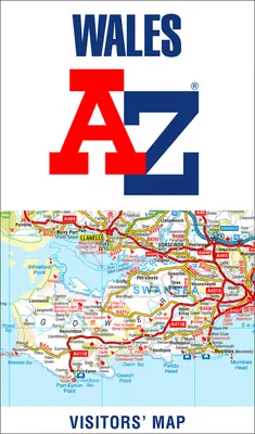 Gales A-Z Mapa de visitantes - Wales A-Z Visitors' Map