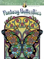 Creative Haven Libro para colorear Mariposas fantásticas - Creative Haven Fantasy Butterflies Coloring Book