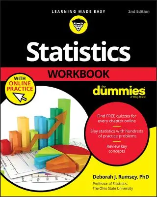 Statistics Workbook For Dummies con práctica en línea - Statistics Workbook For Dummies with Online Practice