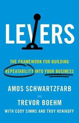 Palancas: El marco para incorporar la repetibilidad a su negocio - Levers: The Framework for Building Repeatability into Your Business