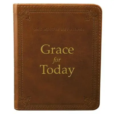 Devociones de un minuto Gracia para hoy LuxPiel - One Minute Devotions Grace for Today LuxLeather