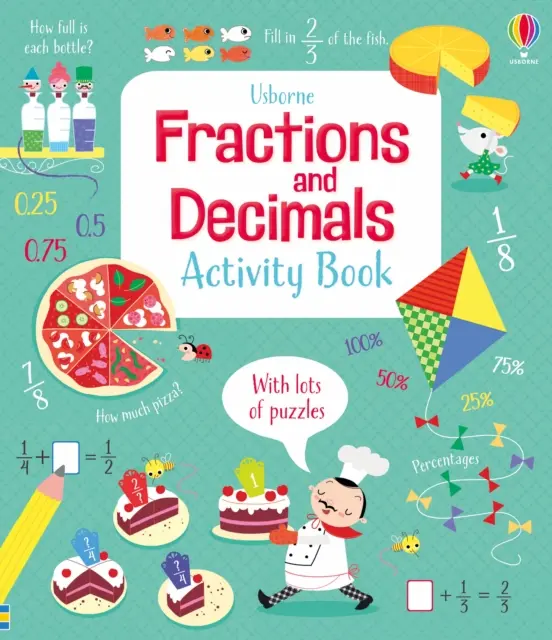 Libro de actividades de fracciones y decimales - Fractions and Decimals Activity Book