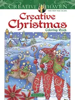 Libro para colorear de Creative Haven - Creative Haven Creative Christmas Coloring Book