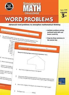 Singapore Math Challenge Word Problems, Grades 3 - 5