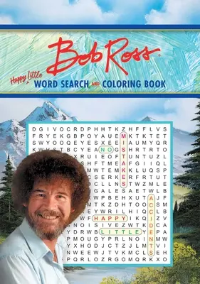 Sopa de letras y libro para colorear de Bob Ross - Bob Ross Word Search and Coloring Book