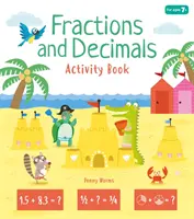 Libro de actividades sobre fracciones y decimales - Fractions and Decimals Activity Book