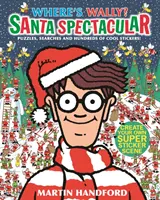 ¿Dónde está Wally? Libro de actividades con pegatinas de Papá Noel Espectacular - Where's Wally? Santa Spectacular Sticker Activity Book