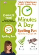 10 Minutes A Day Spelling Fun, Edades 5-7 (Key Stage 1) - Apoya el Currículo Nacional, Ayuda a desarrollar habilidades sólidas en inglés - 10 Minutes A Day Spelling Fun, Ages 5-7 (Key Stage 1) - Supports the National Curriculum, Helps Develop Strong English Skills