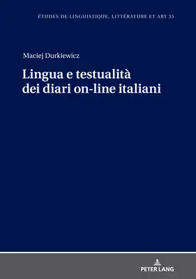 Lingua E Testualit Dei Diari On-Line Italiani