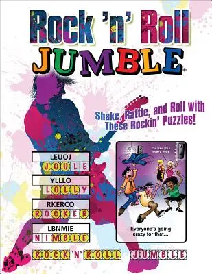 Rock 'n' Roll Jumble: Agita, traquetea y rueda con estos rompecabezas rockeros. - Rock 'n' Roll Jumble: Shake, Rattle, and Roll with These Rockin' Puzzles!