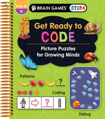 Brain Games Stem - Prepárate para codificar: Puzzles de imágenes para mentes en crecimiento (Libro de ejercicios) - Brain Games Stem - Get Ready to Code: Picture Puzzles for Growing Minds (Workbook)