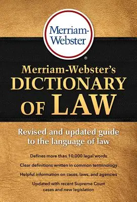 Diccionario Merriam-Webster de Derecho - Merriam-Webster's Dictionary of Law